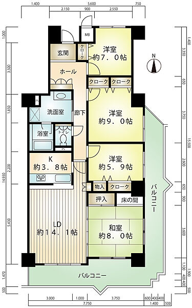 間取り：328000670400
