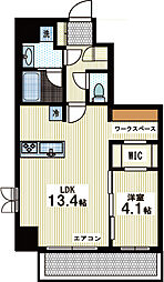 セレスト 1LDKの間取図画像