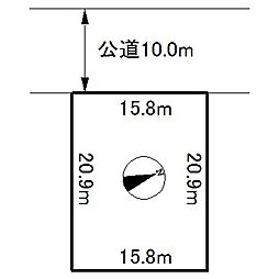 滝川市幸町1丁目23番 土地