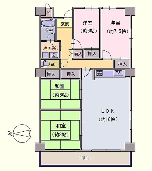 間取り：326000223646