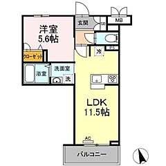 物件の間取り