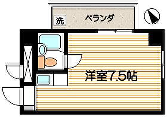 司ハイムII 506｜神奈川県大和市鶴間２丁目(賃貸マンション1R・5階・17.98㎡)の写真 その2