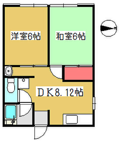 ホームズ でお部屋探し ゆめまるハイム 1階 101 2dk 賃料4万円 40 91 賃貸アパート住宅情報 物件番号 取扱い不動産会社 株式会社ミライズ 小田原支店