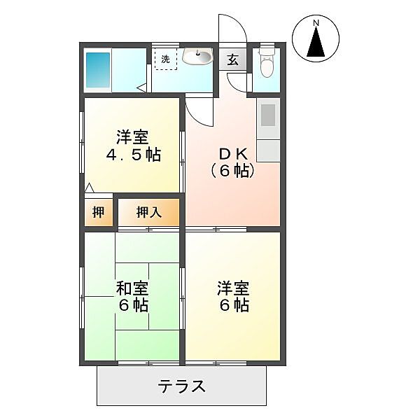 同じ建物の物件間取り写真 - ID:224003489216