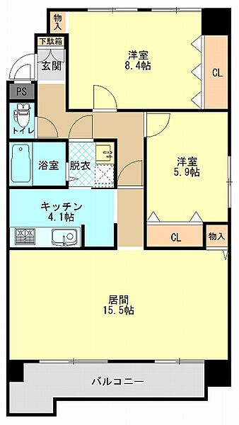 同じ建物の物件間取り写真 - ID:201022117857