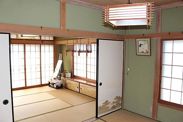 ２間続きの和室色々利用できます