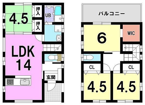 【建築プラン例…みなみの家】・オール電化・火災保険が抑えられる省令準耐火構造