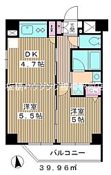 フェニックス板橋 2DKの間取図画像