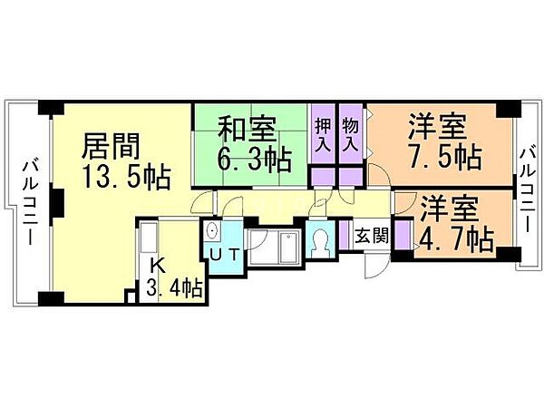 パークアベニュー弐番館ｃコート 806 北海道札幌市厚別区大谷地東3丁目 賃貸マンション3ldk 8階 80 64 株式会社常口アトム ひばりが丘店 の詳細情報 賃貸スタイル 物件id
