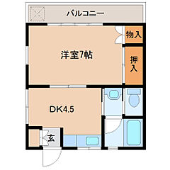 物件の間取り