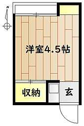 東ビルの間取図画像