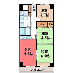 東武宇都宮駅 7.2万円