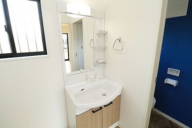 【建築プラン例…洗面台】【建築面積…87.77m2】【建築価格…1650万】