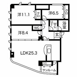 間取図画像 3LDK