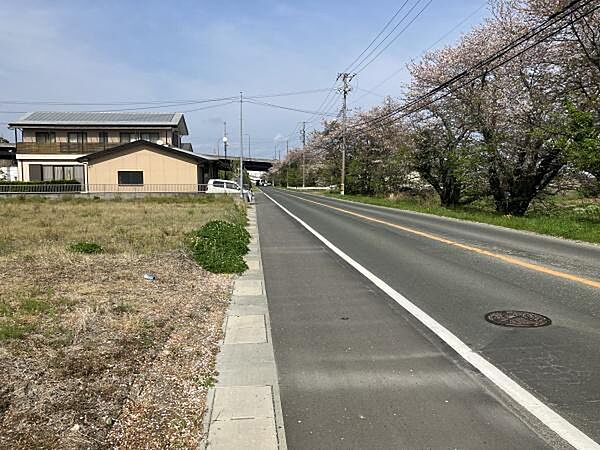 前面道路の様子。