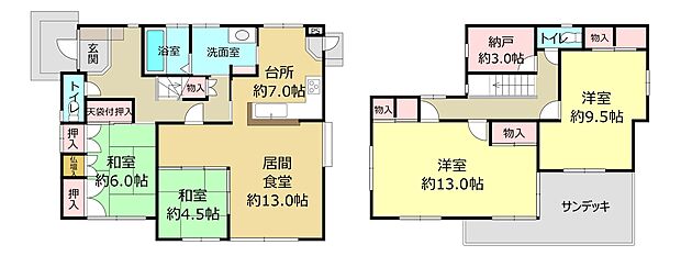 浜松市浜北区寺島ストックヘーベルハウス 4sldkの中古一戸建て情報 スマイティ 物件番号 22