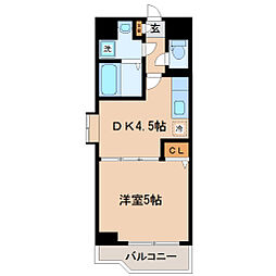 NOSTALGIAGrandDesigh 1DKの間取図画像