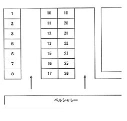 東京メトロ副都心線 地下鉄赤塚駅 徒歩8分の賃貸駐車場