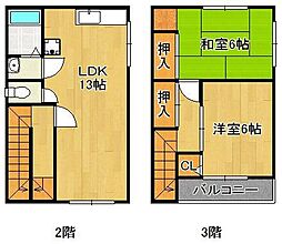 陣原5丁目アパート 2階