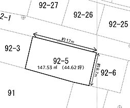 甲府市住吉1丁目売地の土地画像