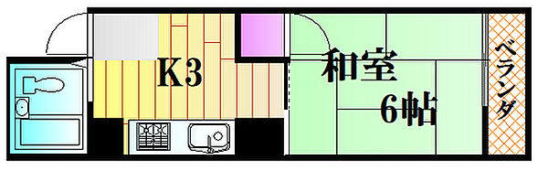 舟入ローレルII 504｜広島県広島市中区舟入中町(賃貸マンション1K・5階・18.80㎡)の写真 その2