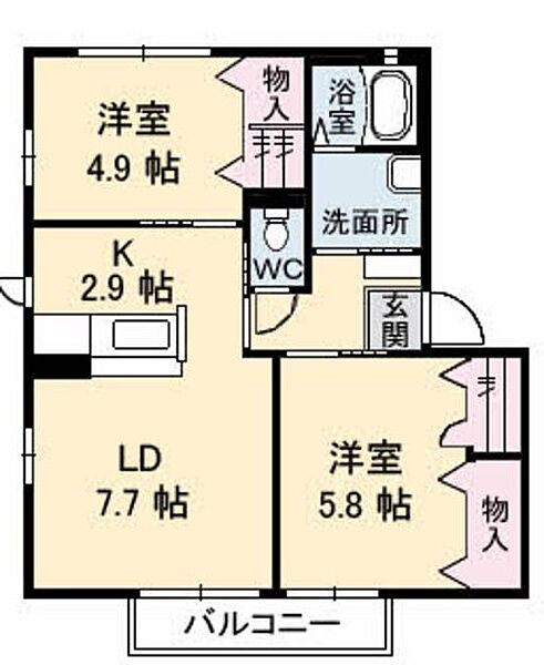 同じ建物の物件間取り写真 - ID:235005150894