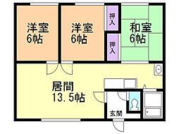 ルーベデンス77Ａ 2階