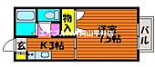 岡山市東区宍甘 2階建 築25年のイメージ