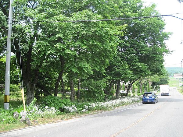 市道入口の県道