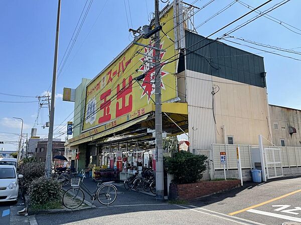 スーパー玉出まで約１００ｍ徒２分です。