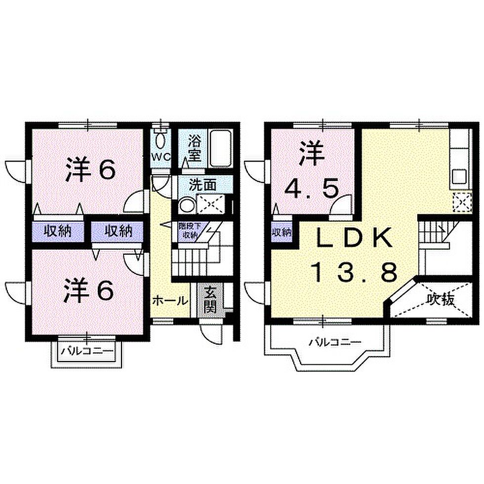 ホームズ サンブリッジc 3ldk 賃料6 1万円 2階 73 7 賃貸アパート住宅情報