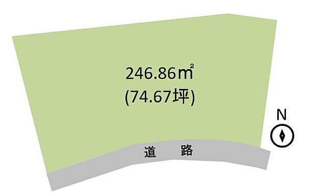 ■敷地面積：246.86ｍ2（76.67坪）