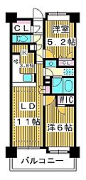 コンフォリア板橋仲宿 2LDKの間取図画像