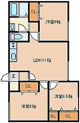 間取図画像 3LDK