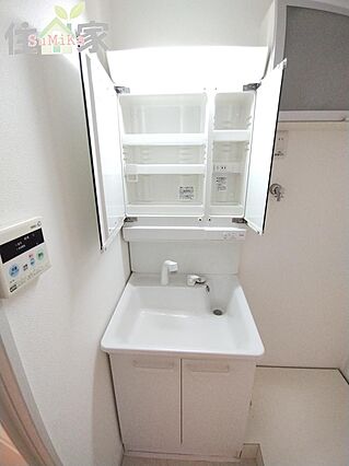ミラーの裏側も...