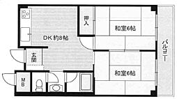 間取図画像 2DK