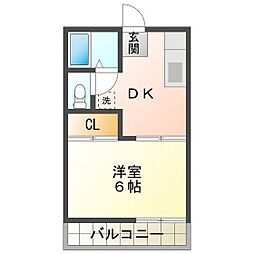 サニーライフ栗真　三重大学前　Ａ 2階