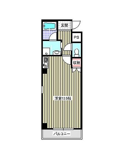 ホームズ 湘南台ナリタビル ワンルーム 賃料7 9万円 5階 34 6 賃貸マンション住宅情報