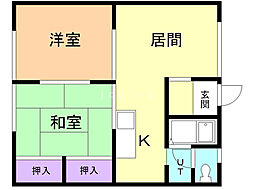 コーポ駒園Ｎｏ．2 2階