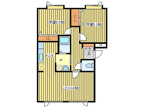 城川マンション_間取り_0