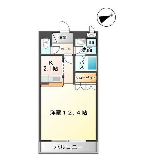エバーレジダンス 106｜鳥取県鳥取市江津(賃貸アパート1K・1階・36.00㎡)の写真 その2