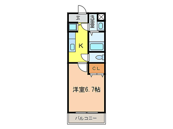 アドラシオン河内長野 105｜大阪府河内長野市原町６丁目(賃貸マンション1K・1階・24.00㎡)の写真 その2