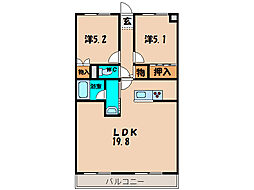 ハイム桔梗II 1階/102