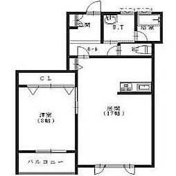 カーサクレスト 1階