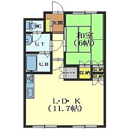 ルーブルやまとII 2階