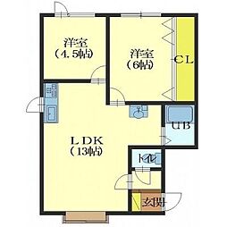 サンライフ港IV 2階