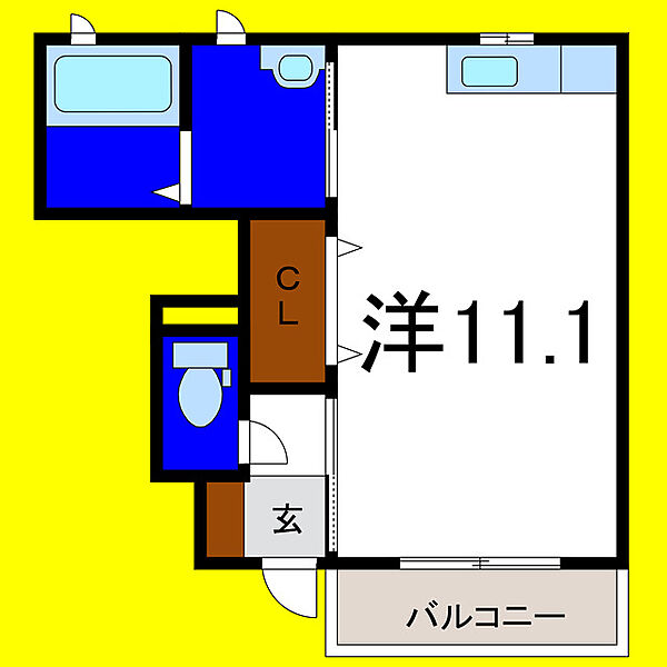 シャーメゾンF 102｜徳島県板野郡松茂町広島字二番越(賃貸アパート1R・1階・31.04㎡)の写真 その2