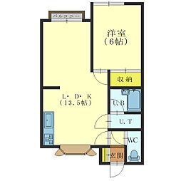 ハミール山の手 1階