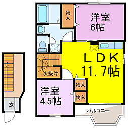 ウィステリア 2階