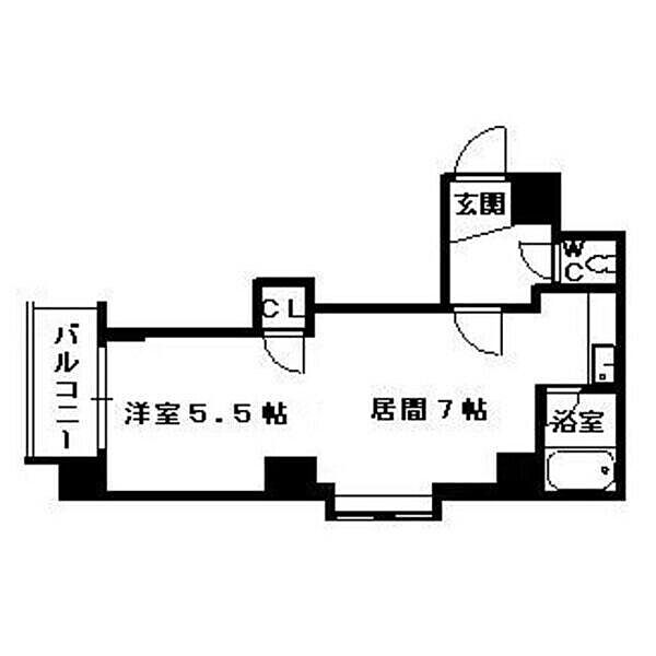 南1西18ビル ｜北海道札幌市中央区南一条西１８丁目(賃貸マンション1DK・5階・33.07㎡)の写真 その2